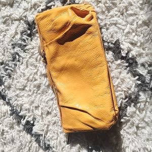 Hobo Yellow/Orange Wallet Clutch